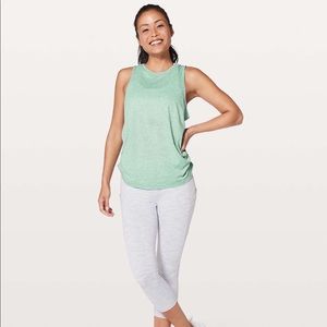 COPY - Lululemon Ripple Effect tank seafoam green